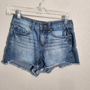 Mudd Shorts Womens Size 3 Distressed Denim Frayed Hem Cut Off Y2K